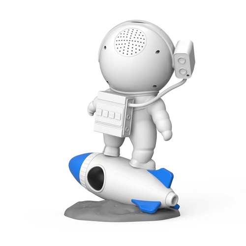 Rocket astronaut galaxy starry sky projection light bedroom ambiance light high-definition focus projection light gift night light