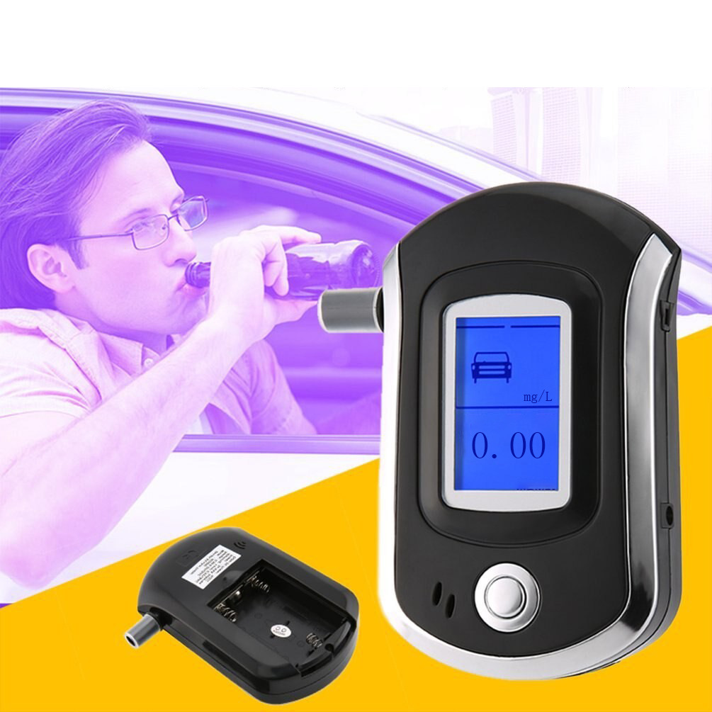 速卖通热销厂家直销AT6000酒精测试仪便携式吹气式Alcohol Tester