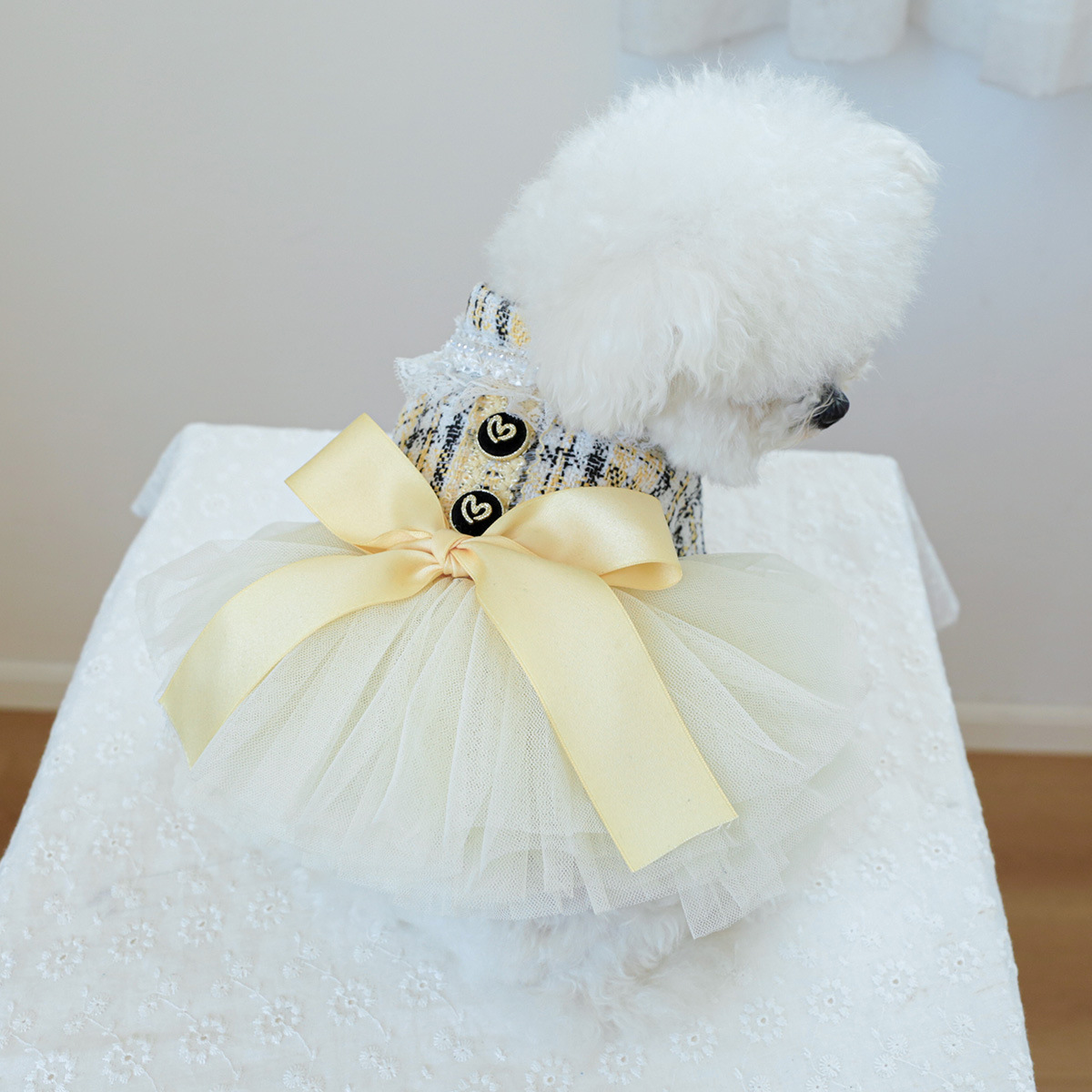 공장 직접 공급 | 재고 새로운 애완 동물 옷 개 고양이 의류 귀여운 매력 공주 웨딩 원피스