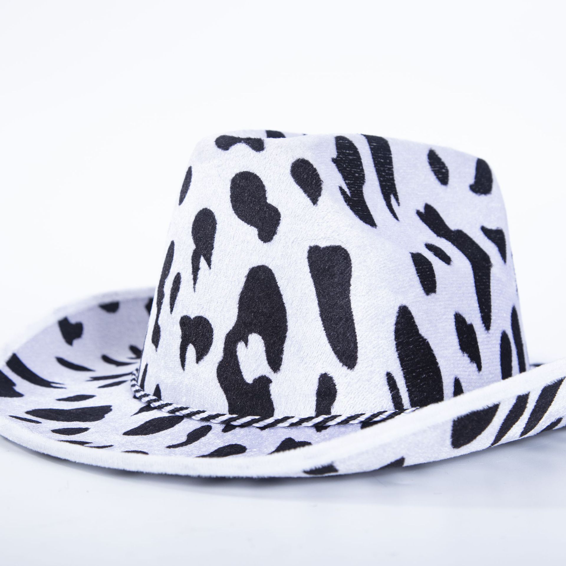 Supply large cowboy hat cow pattern cowboy hat cow pattern adult party hat large brim hat large price from the best