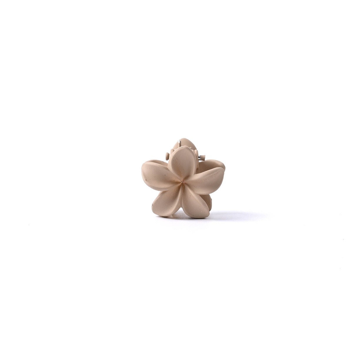 Pinza de agarre de flor de frangipani de color pequeño pinza de pelo para niños de dibujos animados impresa linda pinza de pelo rota pinza de flequillo joyería de pelo de princesa image 13
