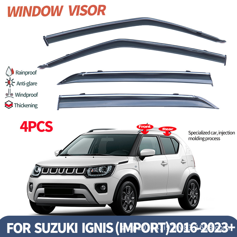 Aplicable a Suzuki Ignis 2016 + visor de ventana Suzuki Ignis lluvia lluvia lluvia visor solar