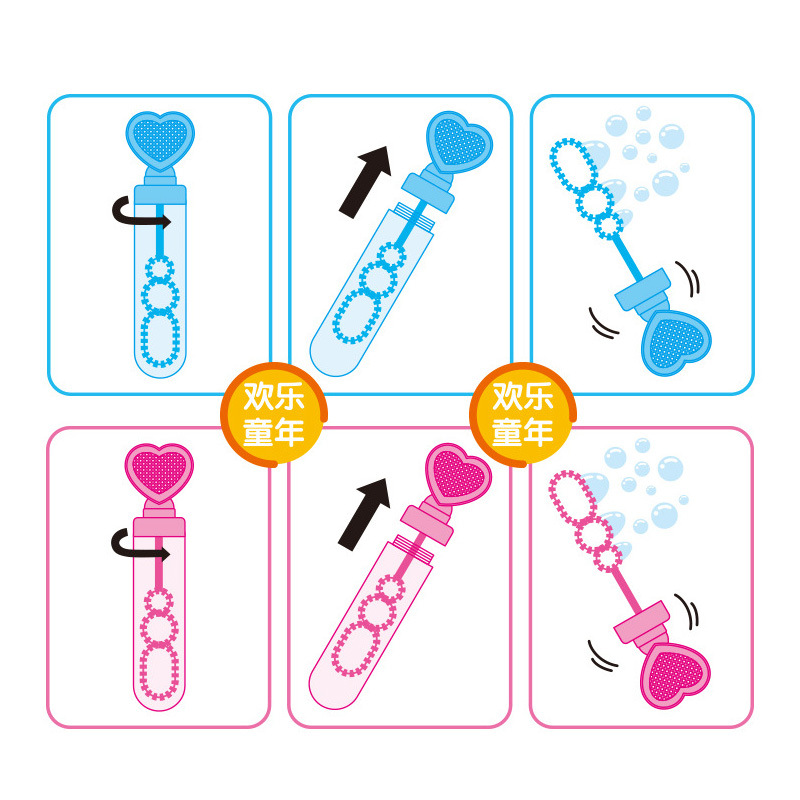 Small Bubble Wand Smiley Face 12