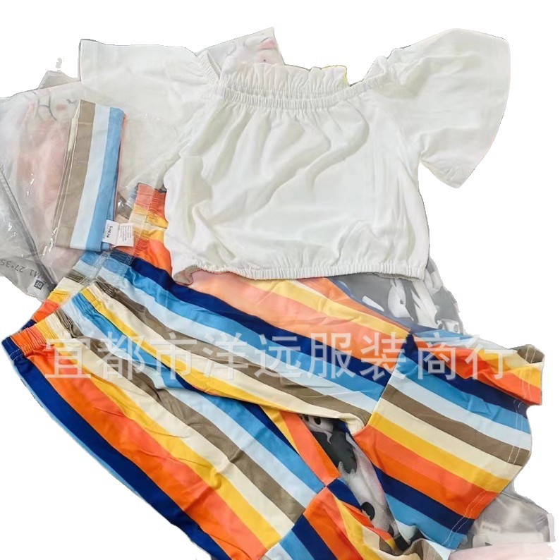 Transfronterizo shein ropa infantil una sola pieza de verano ropa infantil miscelánea de fábrica venta directa ropa de niños