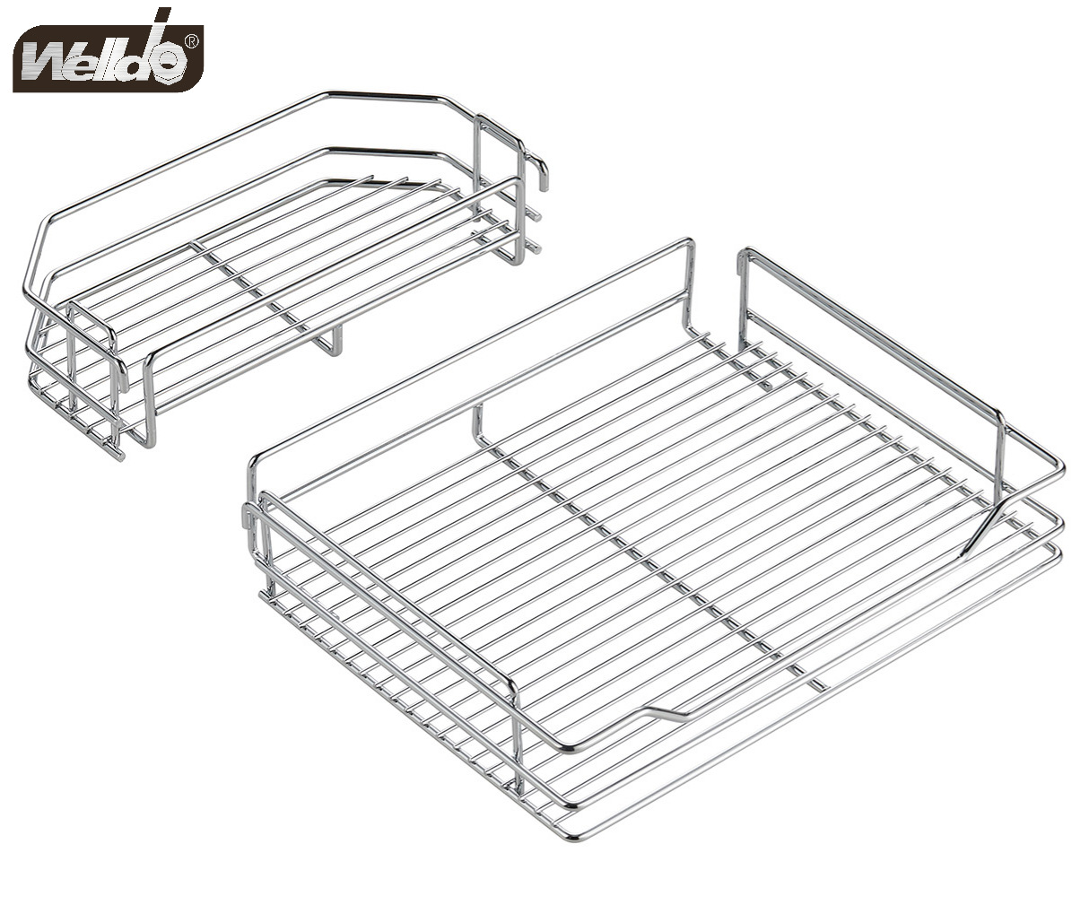Welldo纬东 厨房高柜多层大怪物拉篮橱柜开门式多层联动收纳拉篮