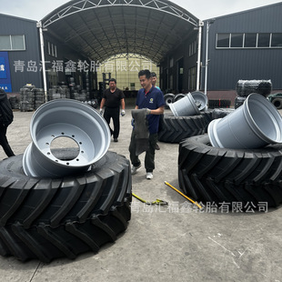 Large-Tonnage Grain Transport Hopper Tire 29L-26.5 Single Tire Load Capacity 10 Tons Can Be Equipped with Fuhua Bridge Steel Rims