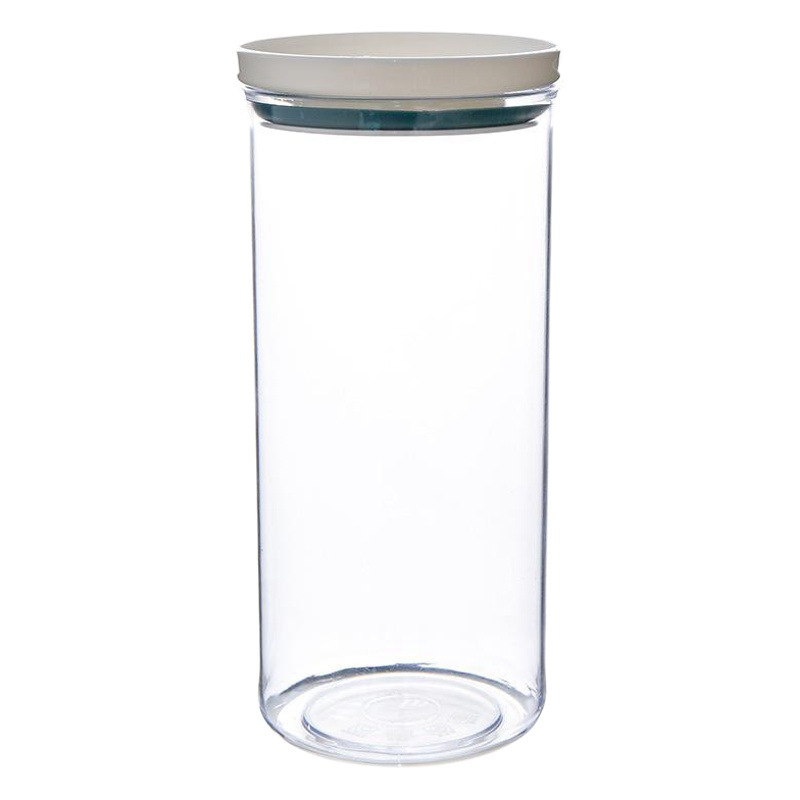 Tarro de almacenamiento de grano apilable de estilo japonés cocina cubierta de plástico sellado