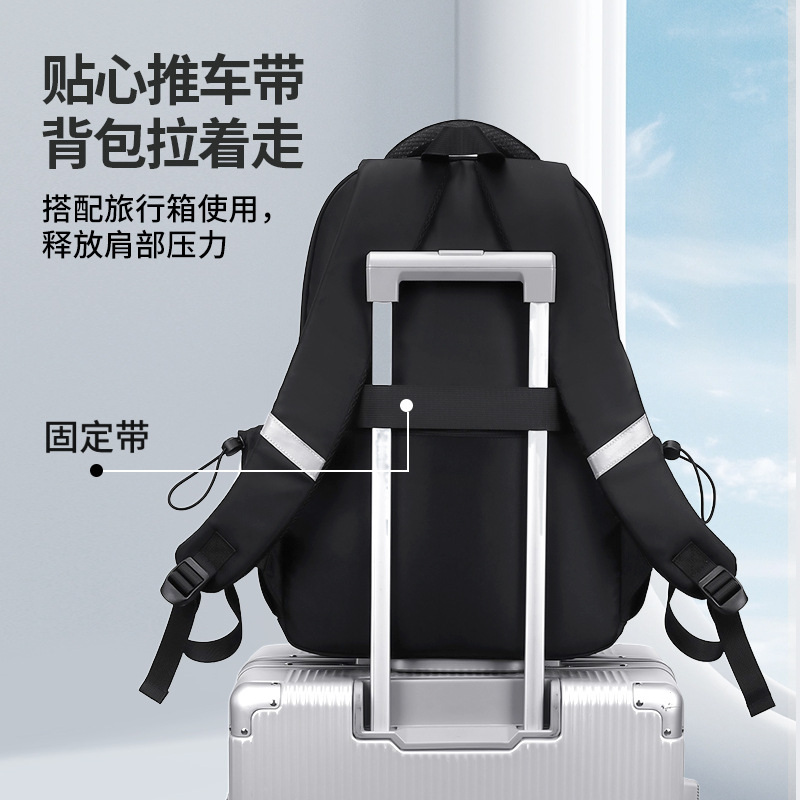 Mochila escolar para estudiantes de secundaria y preparatoria transfronteriza unisex casual ultraligero mochila resistente a la suciedad de gran capacidad