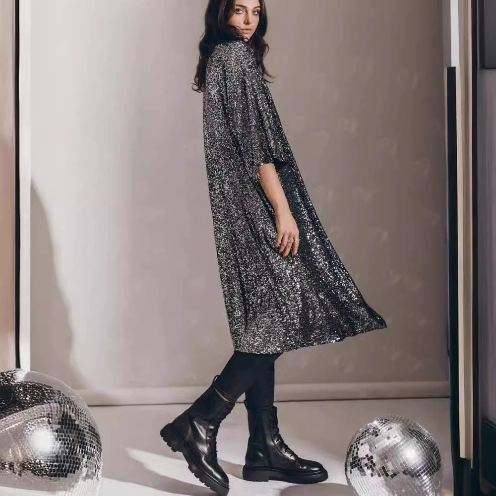 Весенние модные ногти sequins, кардиган, куртка, европейский стиль, Amazon