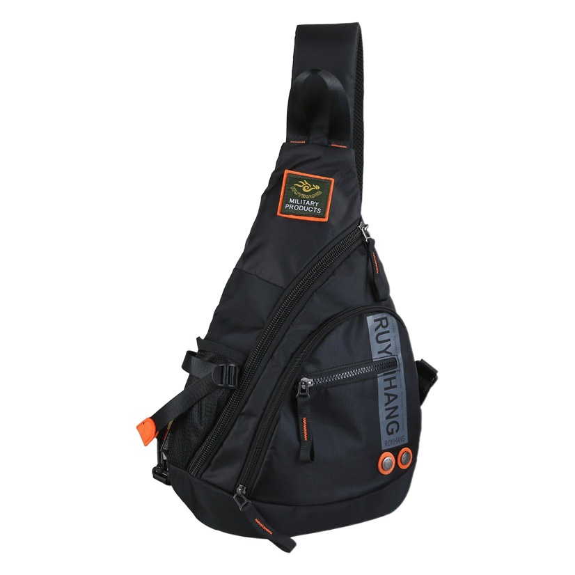 Bolsa de pecho de gran capacidad al aire libre bolsa de mensajero de deportes unisex bolsa de viaje de los hombres japoneses y coreanos bolsa de equipo de pesca bolsa