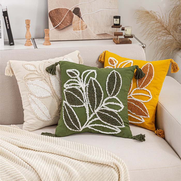 Nórdico inswind bordado almohada cubierta de cuadrícula sala de estar sofá almohada almohada de cabecera almohada de decoración de alojamiento marroquí