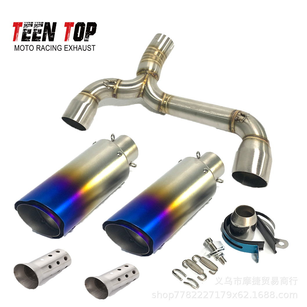 Suitable for Motorcycle Suzuki Cb650R/Ninja400/R1 Modified Exhaust Pipe Sc Scorpion Tail Section Exhaust Pipe
