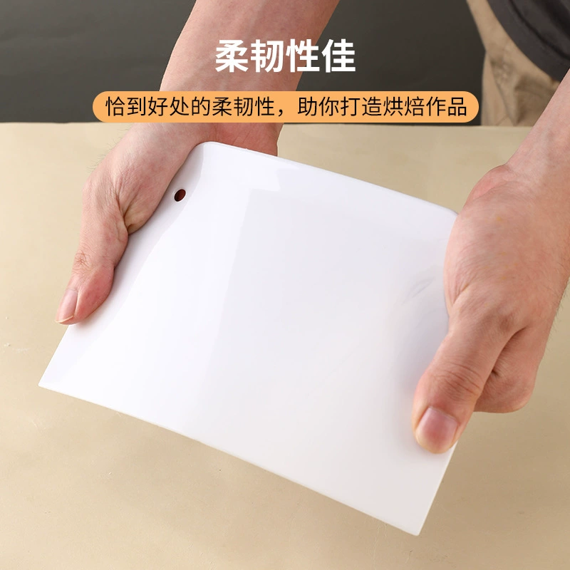 [小号梯形刮板塑料刮板白色实惠装大号肠粉刮板刮刀爱满屋烘焙用具]