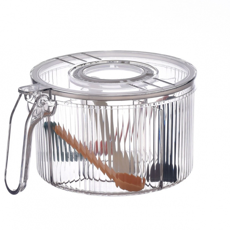 Caja de condimento de lujo ligero, conjunto de combinación de tanque de condimento de cocina para el hogar, caja de almacenamiento de condimentos de pimienta MSG de sal de rejilla múltiple todo en uno