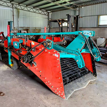 甘肃甘南大型药材收获机黄芪挖掘机中药材收割机小型起药机图片