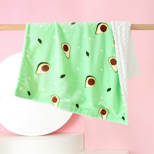 2024 Spring and Autumn Doudou Blanket Children's Soothing Air Conditioning Four Seasons Cover Blanket Newborn Baby Soothing Doudou Thin Air Conditioning Blanket