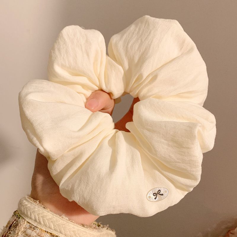 Dulce lazo de encaje, lazo de intestino grueso, lazo para el cabello femenino, sentido de la atmósfera pastoral, cuerda para la cabeza, cuerda para el cabello floral japonesa, mujer