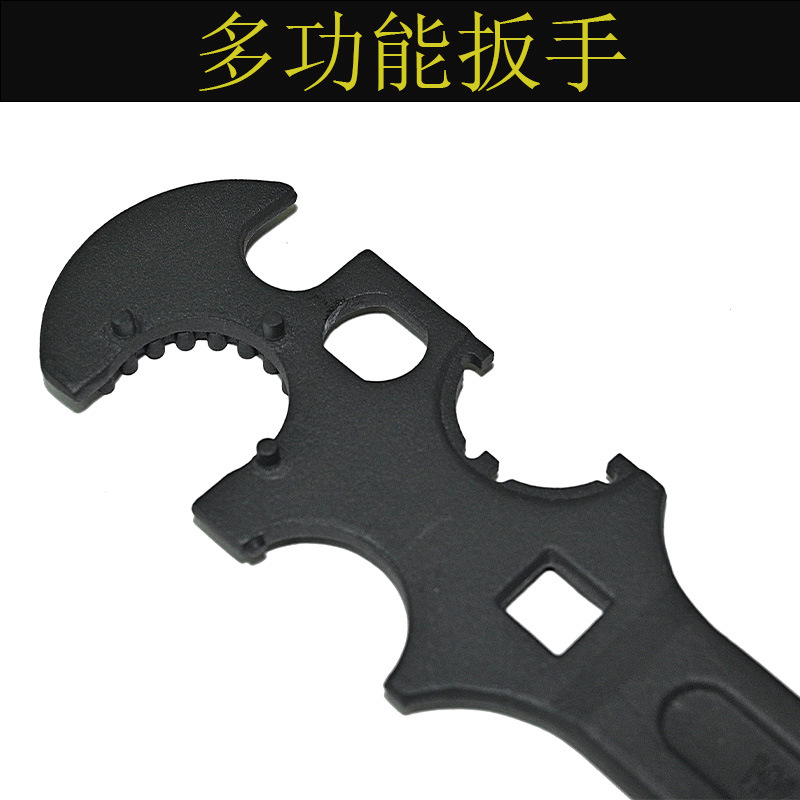 厂家直销新款户外野战多功能组合扳手高硬度全钢制工具扳手多用途