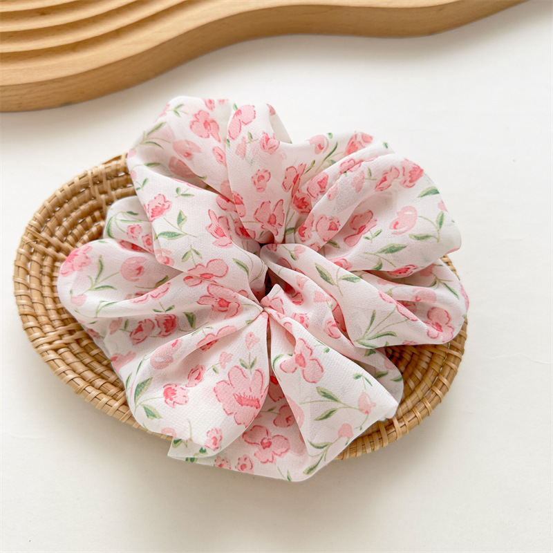 Sweet Flower Cloth Hair Tie 1 Piece display picture 5