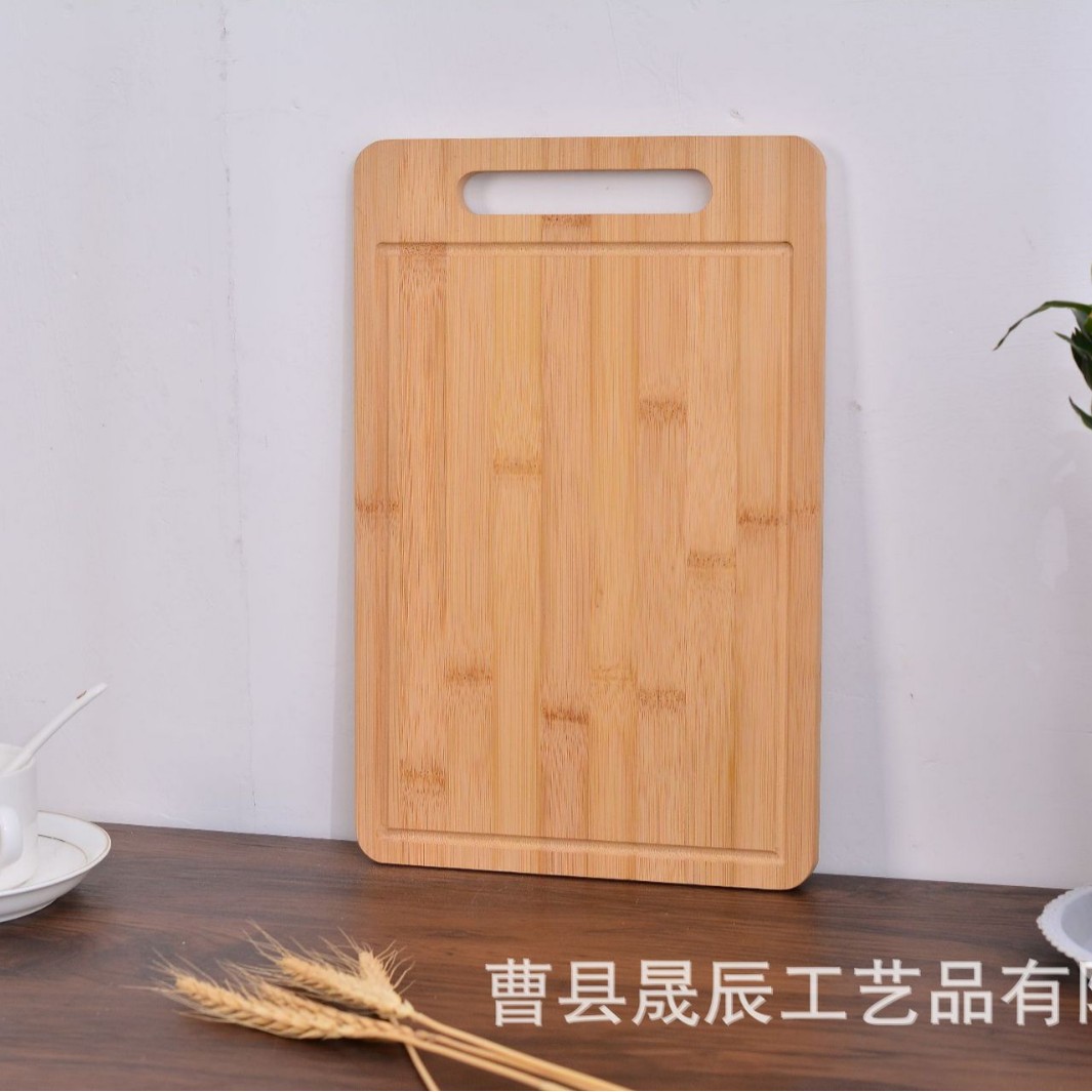 Hogar simple tabla de cortar de bambú tabla de cortar tabla de cortar tabla de cortar bambú sólido tabla de cortar tabla de cortar cuadrada restaurante plato de madera de bambú