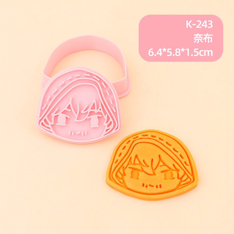 Juego de Moldes para Galletas 3D Personajes de Anime de Plástico para Repostería image 14