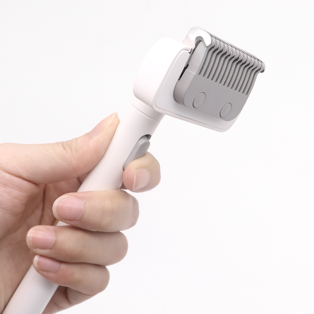 Peine de nudo abierto para mascotas, peine para perros, peine para perros, peine para perros, peine de acero inoxidable, peine para perros, peine para perros, peine