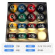 2025 cross-border new billiards solid resin 57.2 multi-specification dream ball billiards