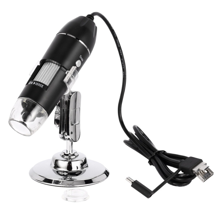 En stock HD USB1000 veces microscopio digital portátil microscopio Detección de piel entrega de una sola pieza