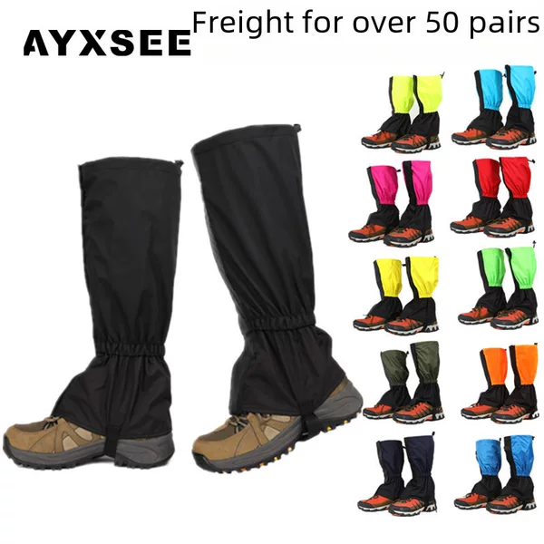 Cross-Border Outdoor Snow Cover, Desert Sand-Proof Foot Cover, Snow Country Snow-Proof Leggings, Water-Repellent, Mud-Proof, Insect-Proof Mountaineering Leggings