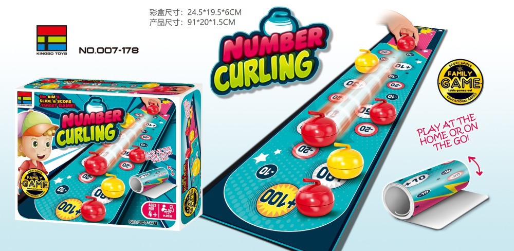 Comercio exterior Juego de golf transfronterizo Juego de curling juego de mesa interactivo entre padres e hijos