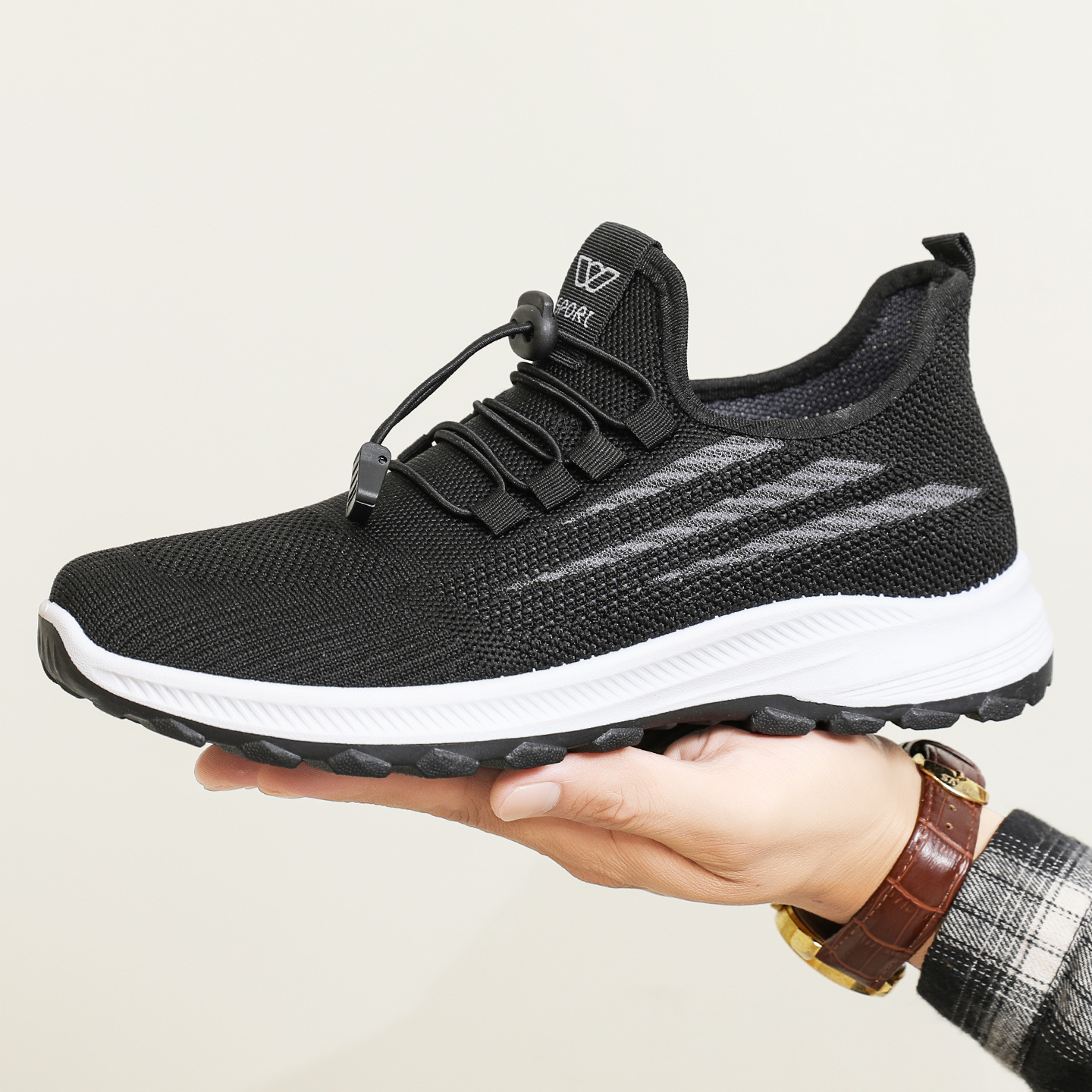 批发鞋子男秋季新款舒适透气男士休闲运动单鞋现货老北京布鞋男款