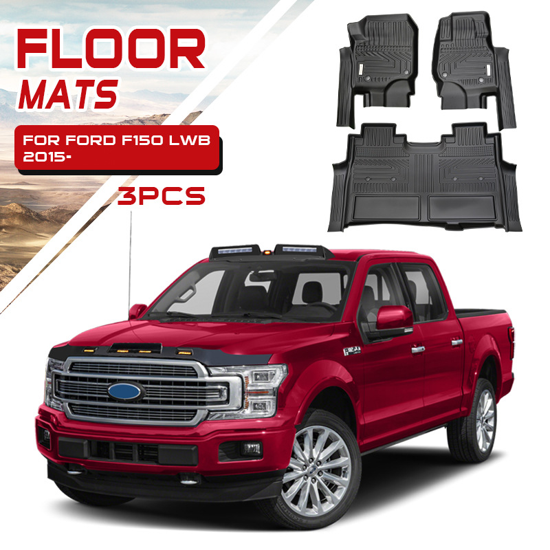 TXR para las alfombrillas de coche Ford F150 alfombrillas impermeables para aves rapaces alfombrillas para pies Floor Mats TPE
