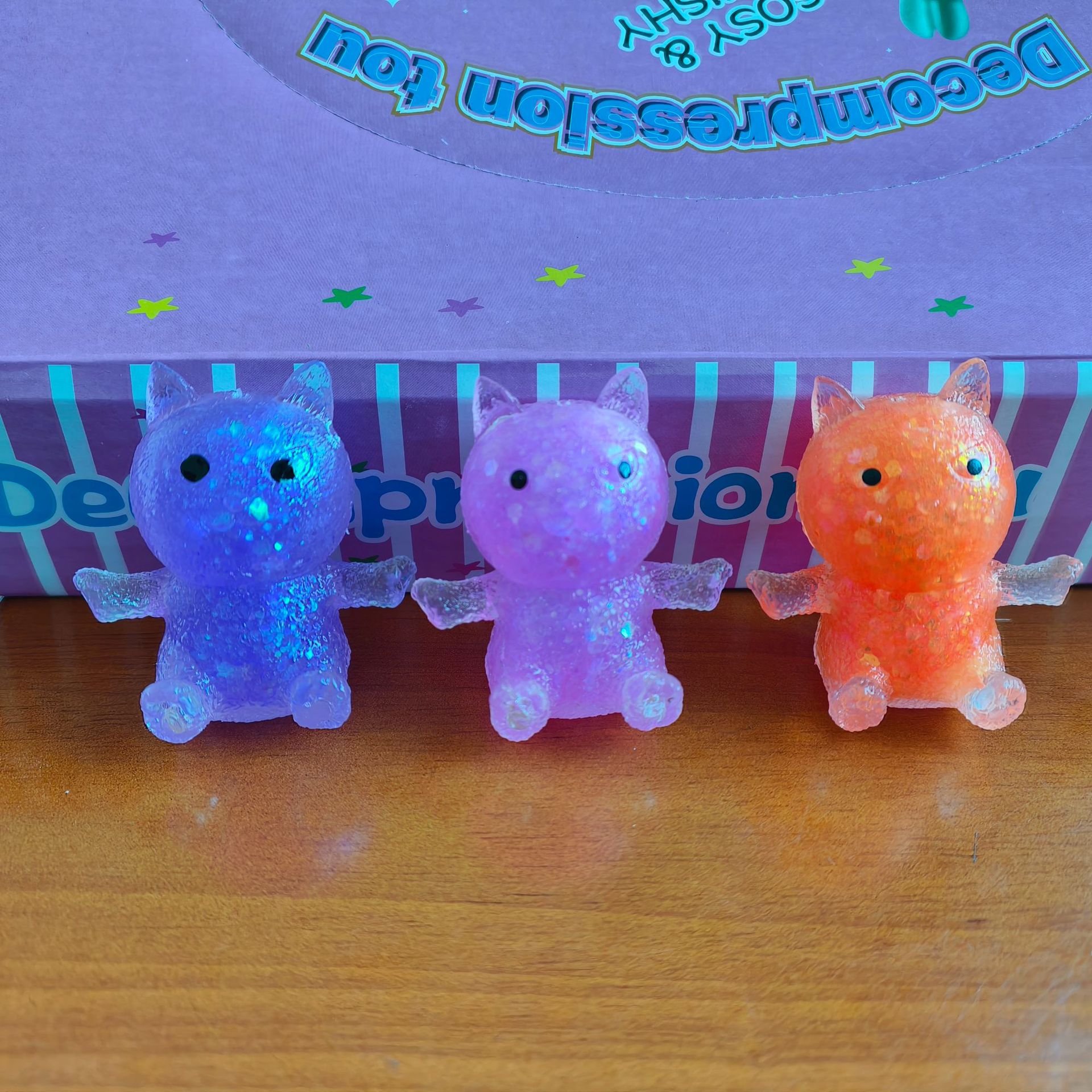 Maltosa amasar música descomprimir juguetes descomprimir amasar lento rebote red animal pequeño juguete gato cachorro oso