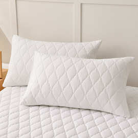 2025防水夹棉枕头保护套保护枕芯隔离防油枕套可家用枕头套批发