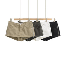 25夏季新款 性感高腰显瘦包臀牛仔裤裙半身裙欧美侧缝拉链