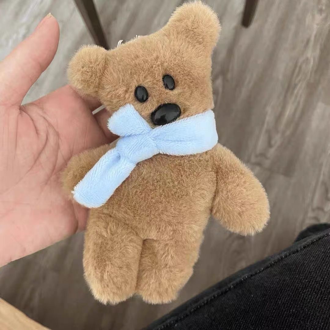 파란색 스카프 테디베어 [카다몬 로프]