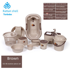 Baby and Toddler Bath Tub Set, Maternity Gift, Thick Bath Tub, Newborn Plastic Bath Tub, Baby Bath Set