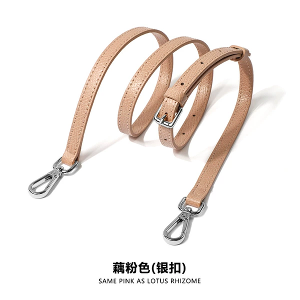 Leather fuchsia straps, 95cm, 115cm