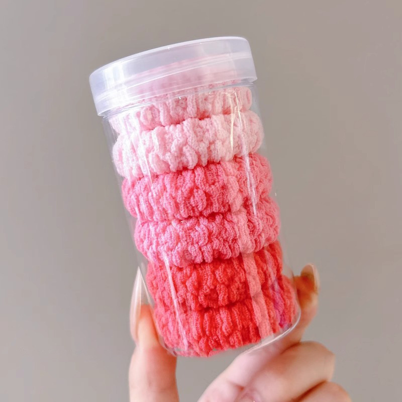 Toalla coreana anillo de cabello de mujer alta elástica correa de correa durable cabello de cabello de adultos de cola de caballo alta cabello de cabello de cabello