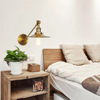 Retro wall sconce for living room for corridor, lantern for bed, American style