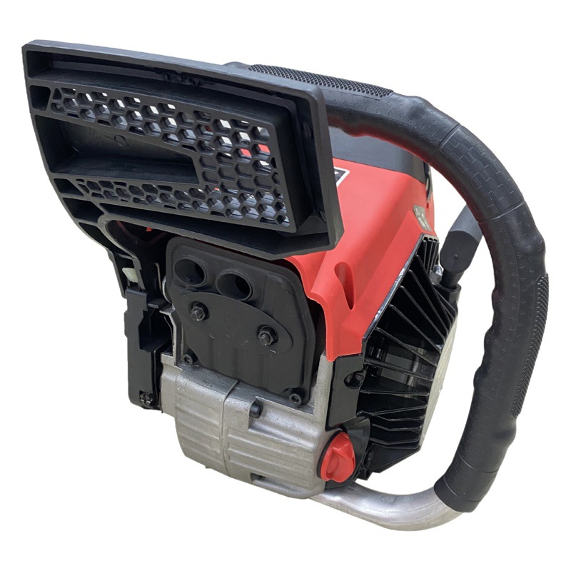 Exportación transfronteriza de herramientas de jardinería, motosierra de alta potencia de 58 cc, resistente a altas temperaturas y de alta resistencia, sierra para cortar madera, motosierra eléctrica.