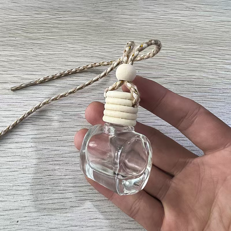 Botella de perfume de vidrio de 10ml para coche