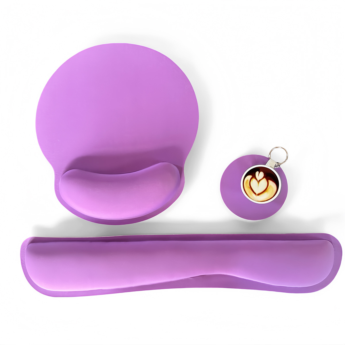 Memory Sponge Wrist Mouse Hand Bracket Set Wrist Bracket Anti-Deslizante Teclado Bracket image 5