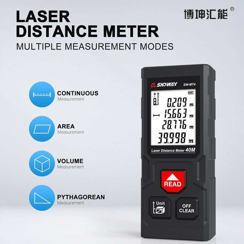 SNDWAY Deep Dawei лазерный дальномер 40m100m дальномер Высокоточный измерительный лазерный правитель Электронная линейка