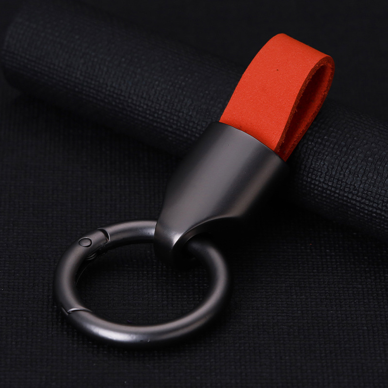 Colgante de llavero de coche de gamuza colgante de anillo de llavero de coche de alta gama creativo personalizado para hombres y mujeres