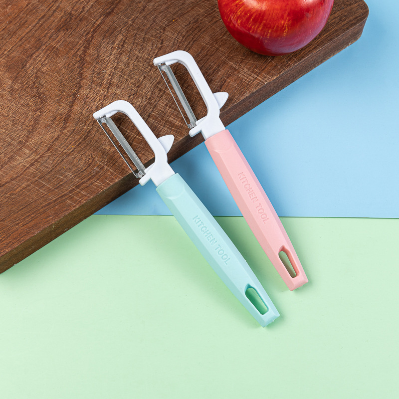 Household Peeler Kitchen Knife for Potatoes Vegetables Fruits Stainless Steel Multi-functional Peeler Scraper Apple Vegetable Paring Tool
