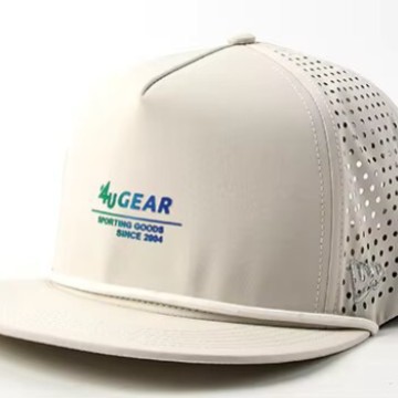 Nuevo sombrero de logotipo bordado 3D personalizado 2025 nuevos productos a principios de la primavera 5 páginas sombrero de cabeza grande superior sombrero de red transpirable personalizado