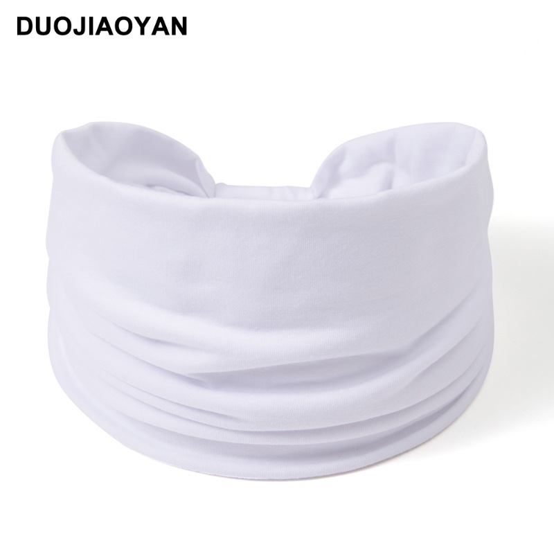 Elastic Macaron Sports Headband For Women Solid Colour Fabric_voghion.com