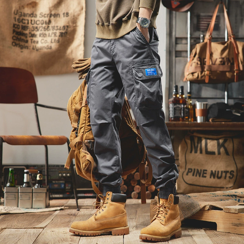 Камуфляжные эластичные летние casual брюки, свободный крой