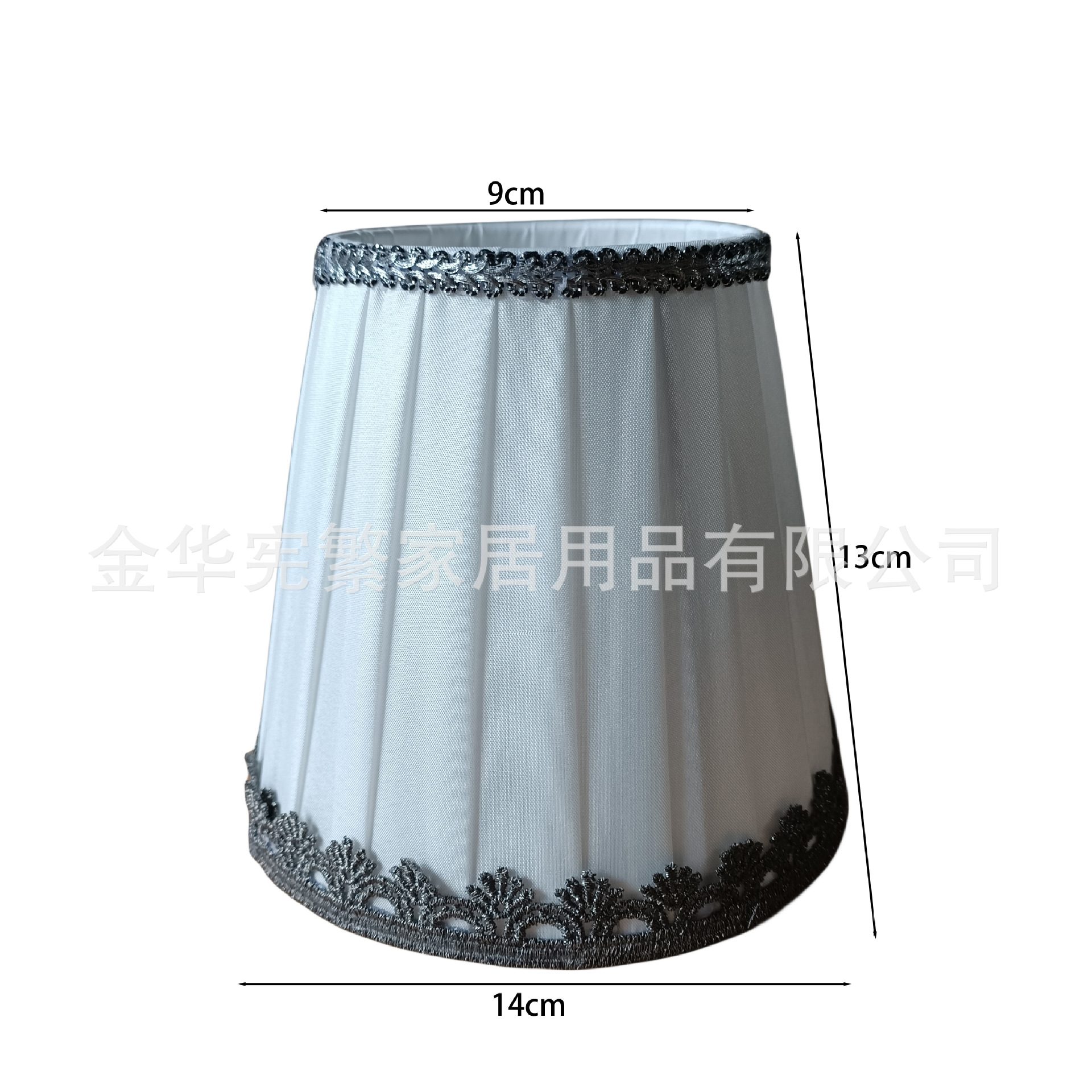 Borde plateado de 9x14x13 m (1 paquete)